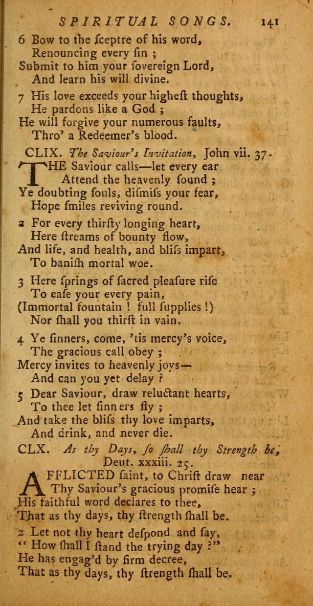 Divine Hymns, or Spiritual Songs: for the use of religious assemblies and private Christians (Latest and largest ed.) page 137