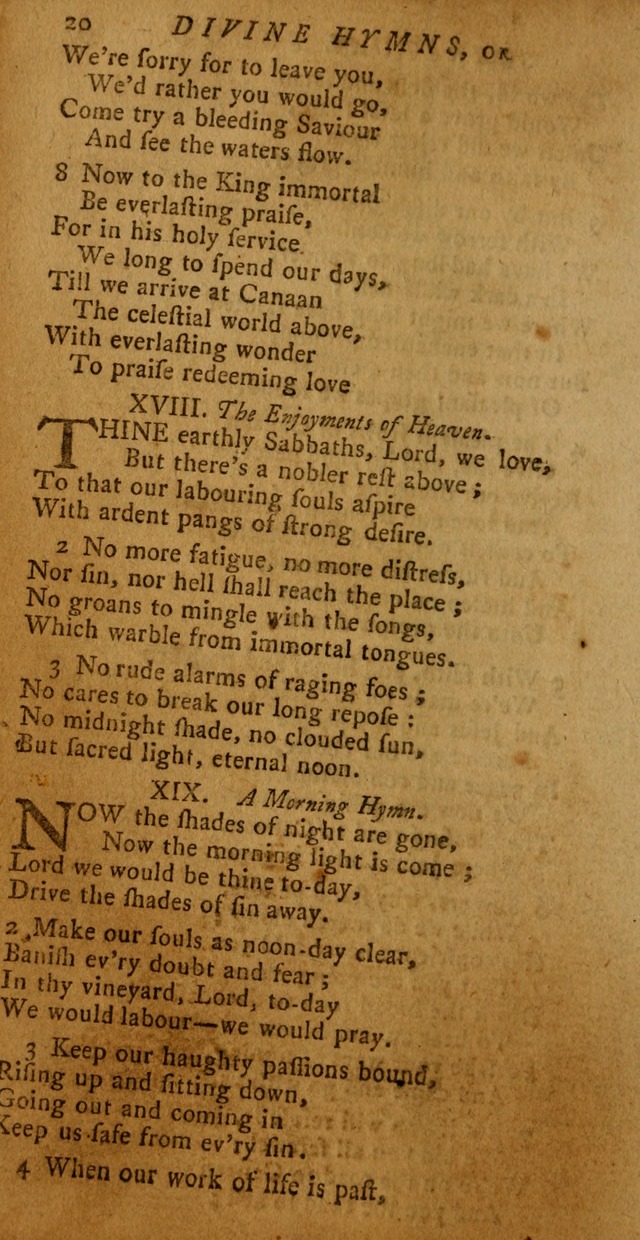 Divine Hymns, or Spiritual Songs: for the use of religious assemblies and private Christians (Latest and largest ed.) page 16