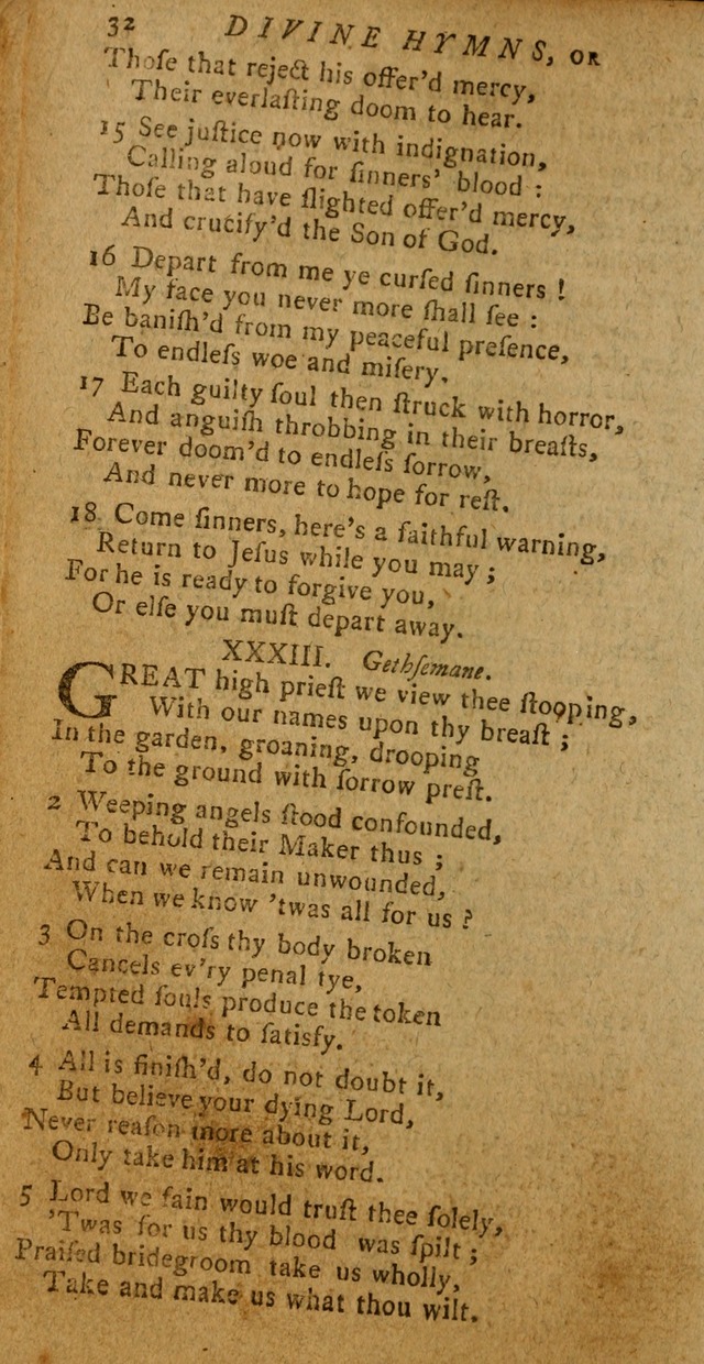 Divine Hymns, or Spiritual Songs: for the use of religious assemblies and private Christians (Latest and largest ed.) page 28