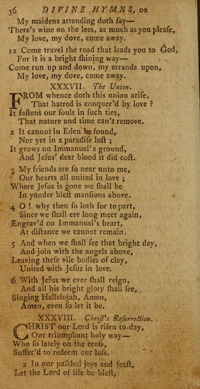 Divine Hymns, or Spiritual Songs: for the use of religious assemblies and private Christians (Latest and largest ed.) page 32