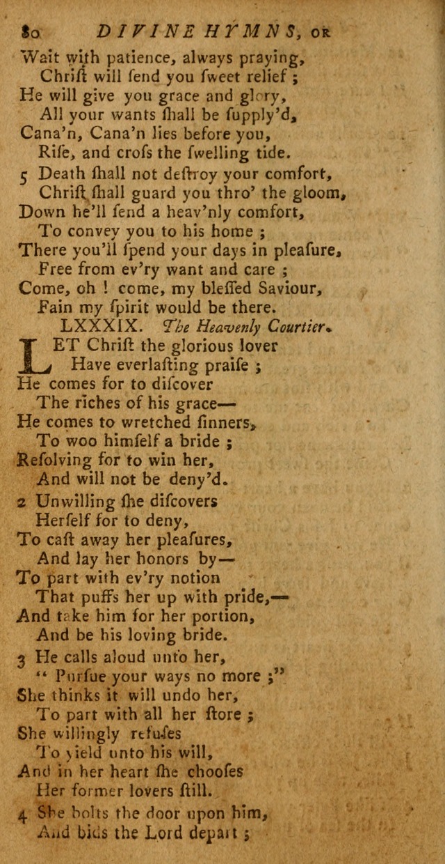 Divine Hymns, or Spiritual Songs: for the use of religious assemblies and private Christians (Latest and largest ed.) page 76