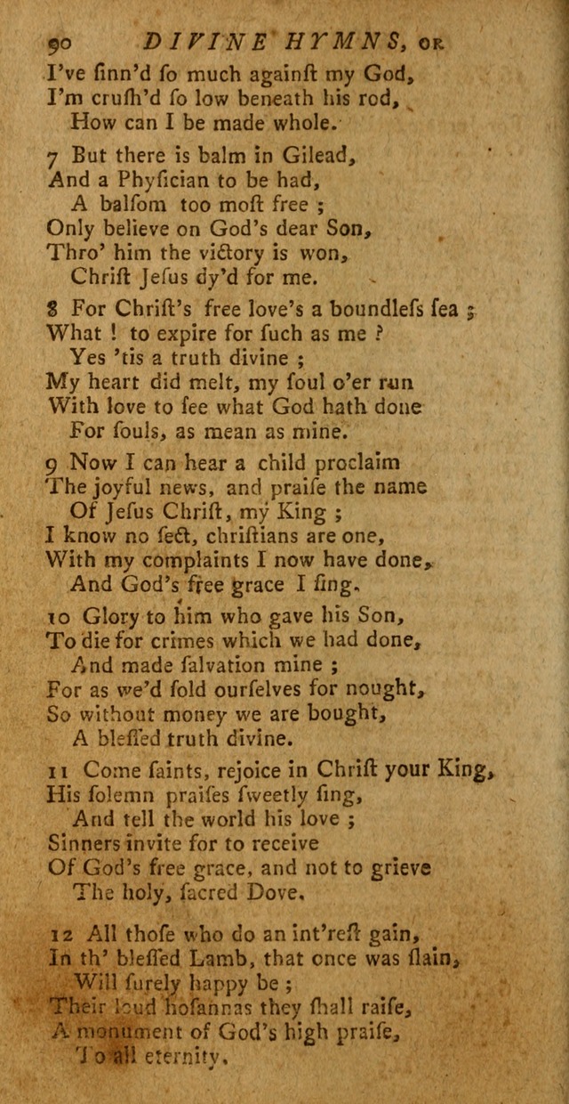 Divine Hymns, or Spiritual Songs: for the use of religious assemblies and private Christians (Latest and largest ed.) page 86