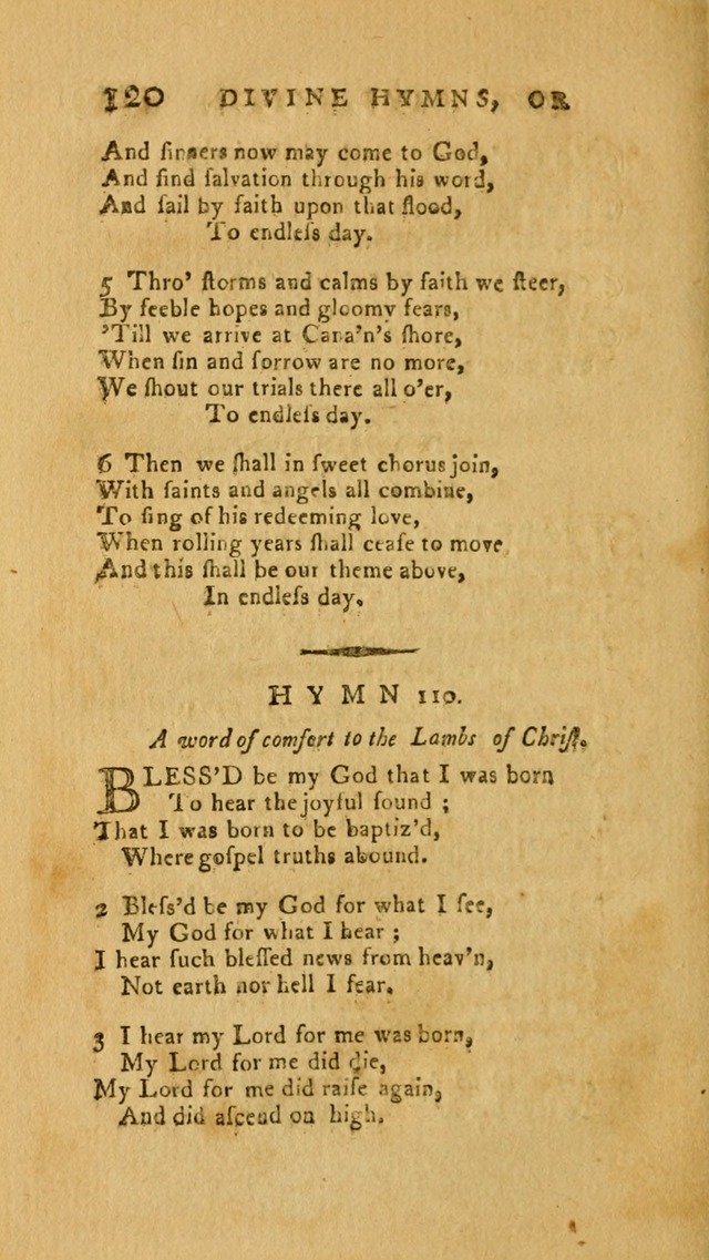 Divine Hymns, or Spiritual Songs: for the Use of Religious Assemblies and Private Christians (7th Ed. Rev.) page 127