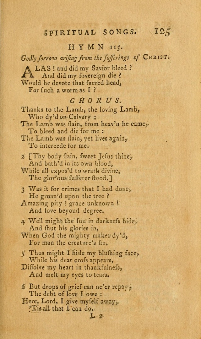 Divine Hymns, or Spiritual Songs: for the Use of Religious Assemblies and Private Christians (7th Ed. Rev.) page 132