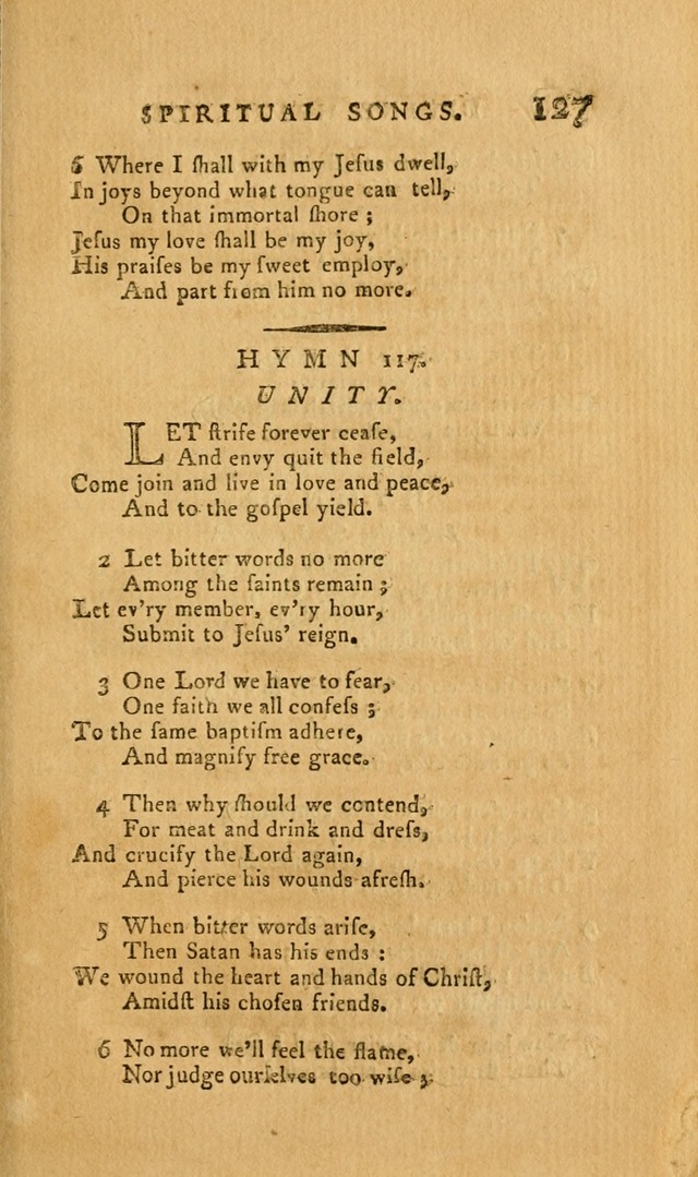 Divine Hymns, or Spiritual Songs: for the Use of Religious Assemblies and Private Christians (7th Ed. Rev.) page 134