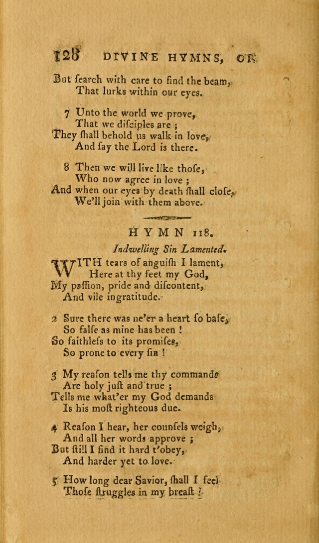 Divine Hymns, or Spiritual Songs: for the Use of Religious Assemblies and Private Christians (7th Ed. Rev.) page 135