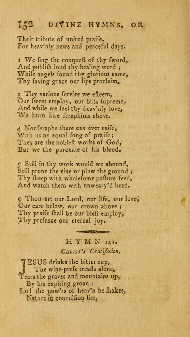 Divine Hymns, or Spiritual Songs: for the Use of Religious Assemblies and Private Christians (7th Ed. Rev.) page 159