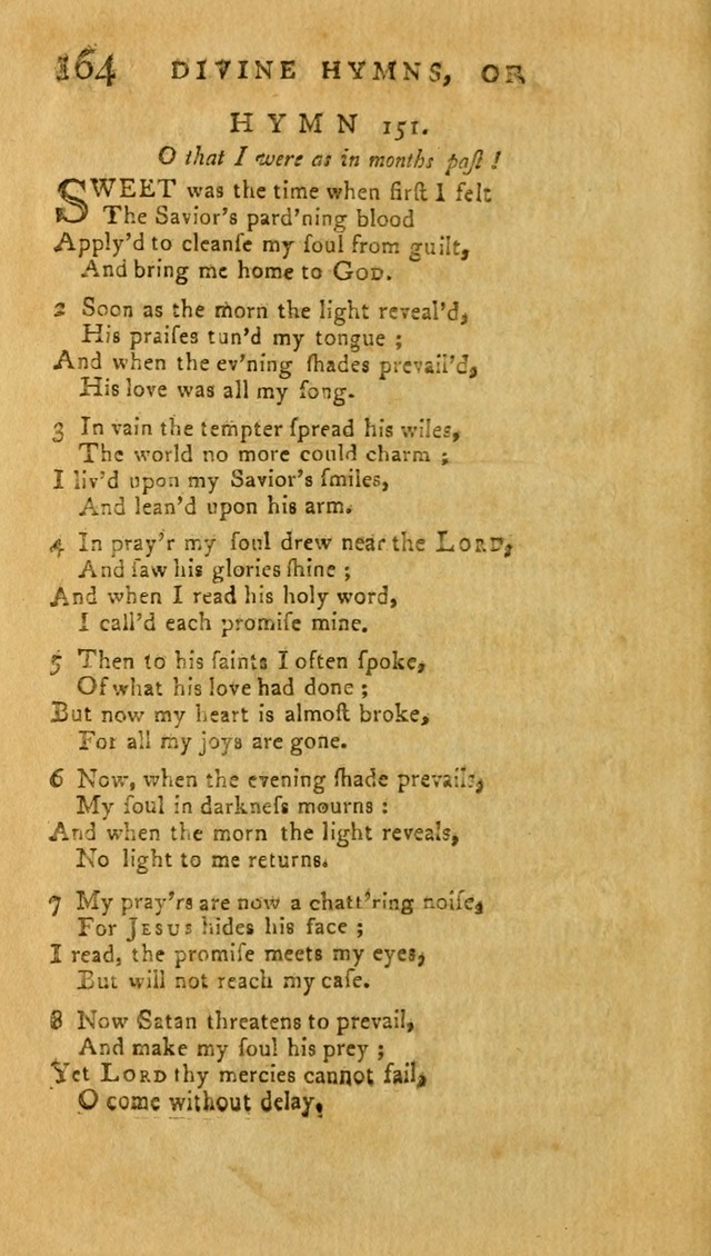 Divine Hymns, or Spiritual Songs: for the Use of Religious Assemblies and Private Christians (7th Ed. Rev.) page 171