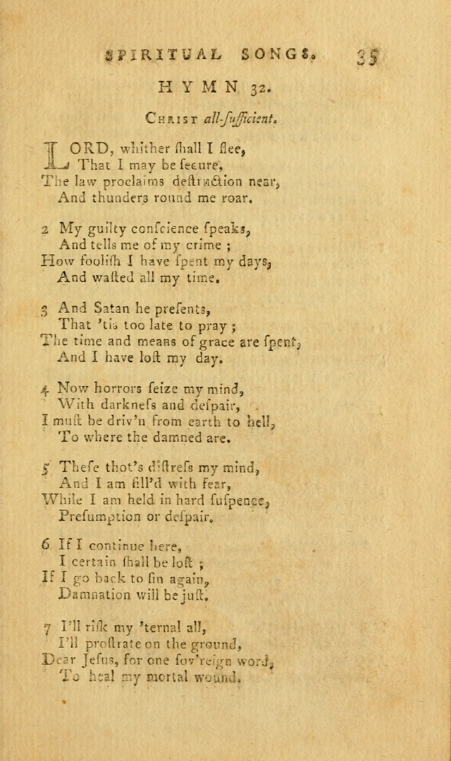 Divine Hymns, or Spiritual Songs: for the Use of Religious Assemblies and Private Christians (7th Ed. Rev.) page 42