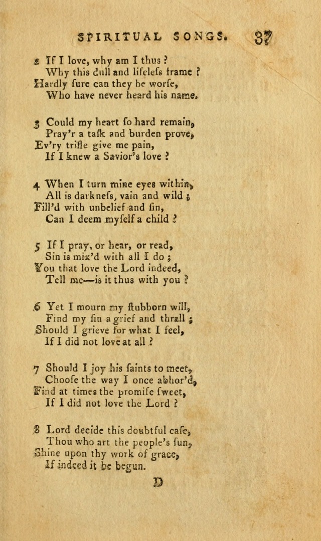 Divine Hymns, or Spiritual Songs: for the Use of Religious Assemblies and Private Christians (7th Ed. Rev.) page 44