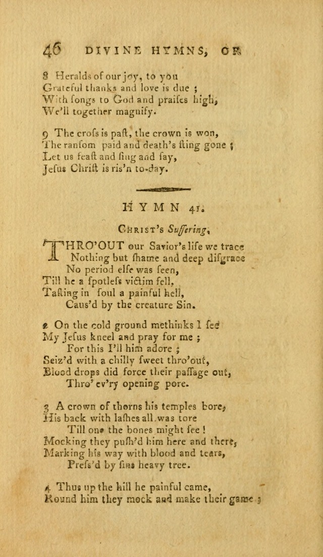 Divine Hymns, or Spiritual Songs: for the Use of Religious Assemblies and Private Christians (7th Ed. Rev.) page 53