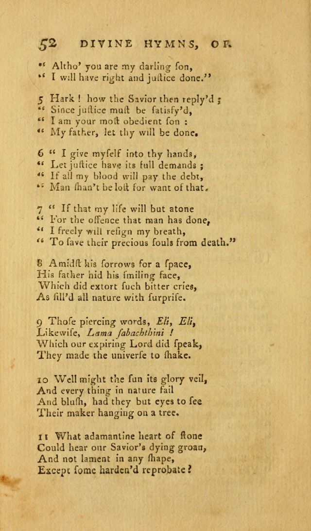 Divine Hymns, or Spiritual Songs: for the Use of Religious Assemblies and Private Christians (7th Ed. Rev.) page 59