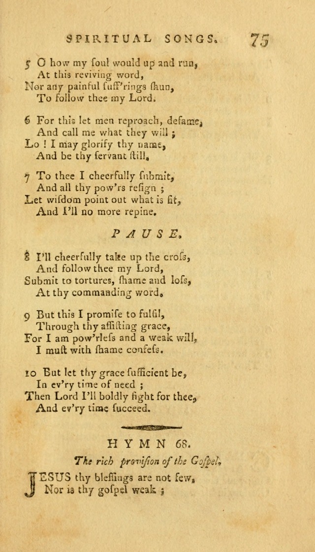 Divine Hymns, or Spiritual Songs: for the Use of Religious Assemblies and Private Christians (7th Ed. Rev.) page 82