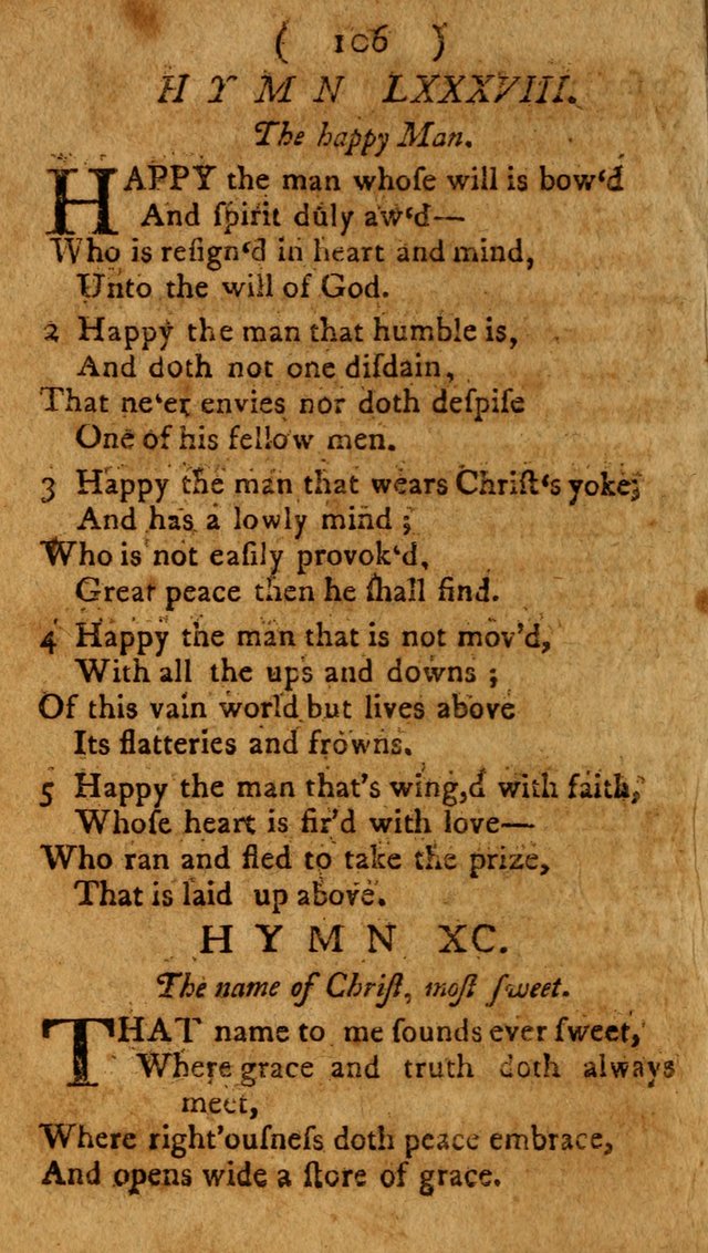 Divine Hymns or Spiritual Songs, for the use of religious assemblies and private Christians: being a collection page 111