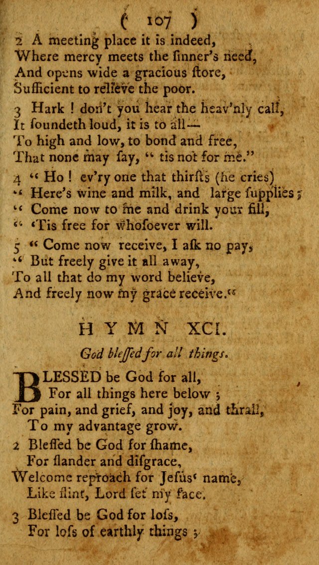 Divine Hymns or Spiritual Songs, for the use of religious assemblies and private Christians: being a collection page 112