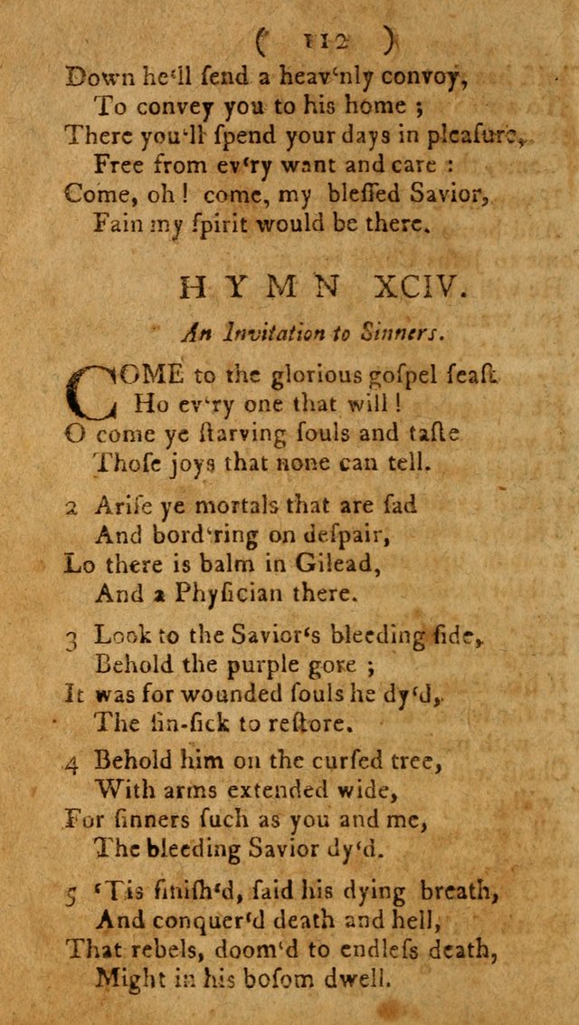 Divine Hymns or Spiritual Songs, for the use of religious assemblies and private Christians: being a collection page 117