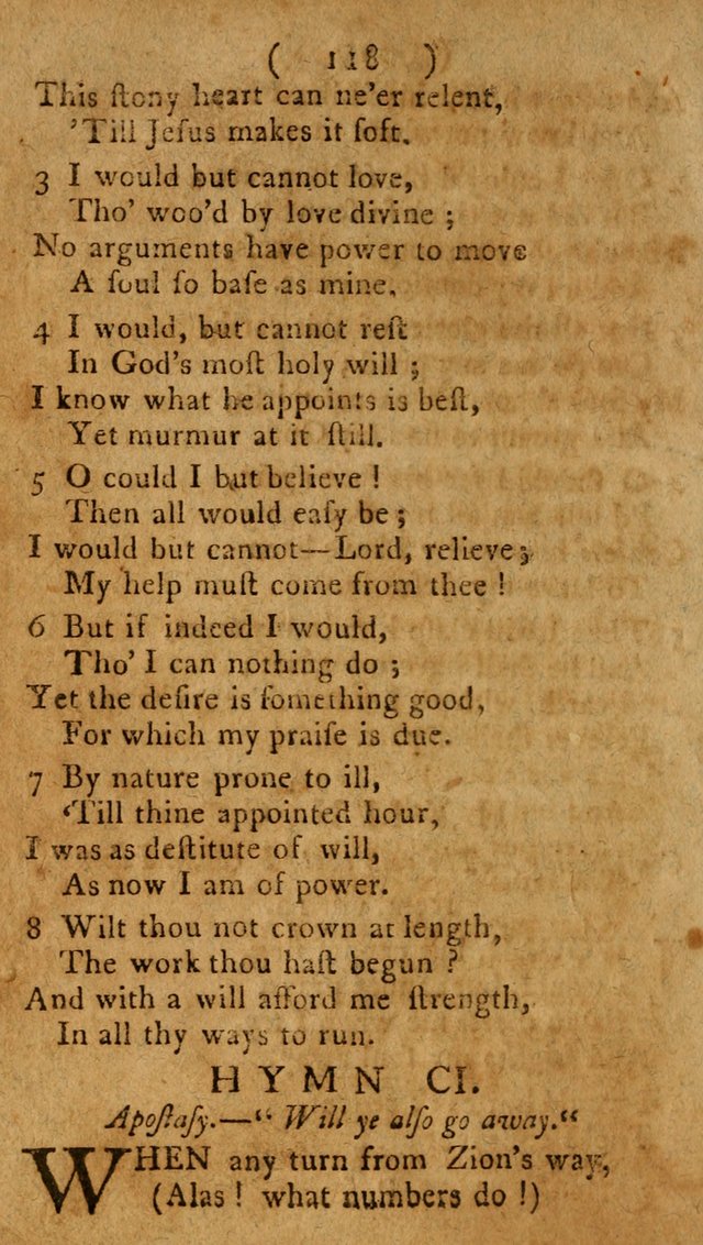 Divine Hymns or Spiritual Songs, for the use of religious assemblies and private Christians: being a collection page 123