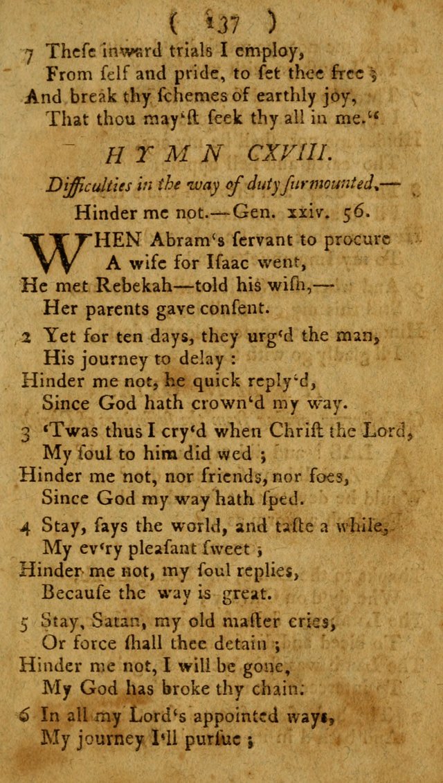 Divine Hymns or Spiritual Songs, for the use of religious assemblies and private Christians: being a collection page 142