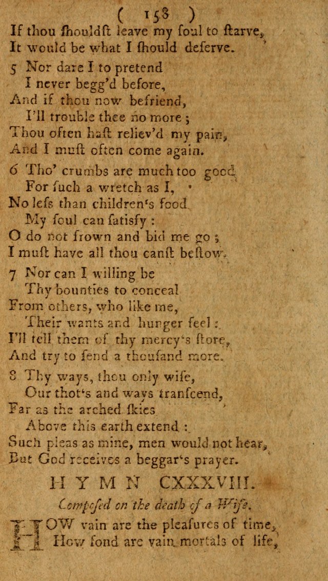 Divine Hymns or Spiritual Songs, for the use of religious assemblies and private Christians: being a collection page 163