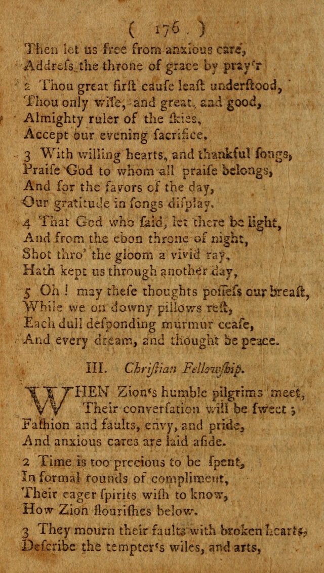 Divine Hymns or Spiritual Songs, for the use of religious assemblies and private Christians: being a collection page 181