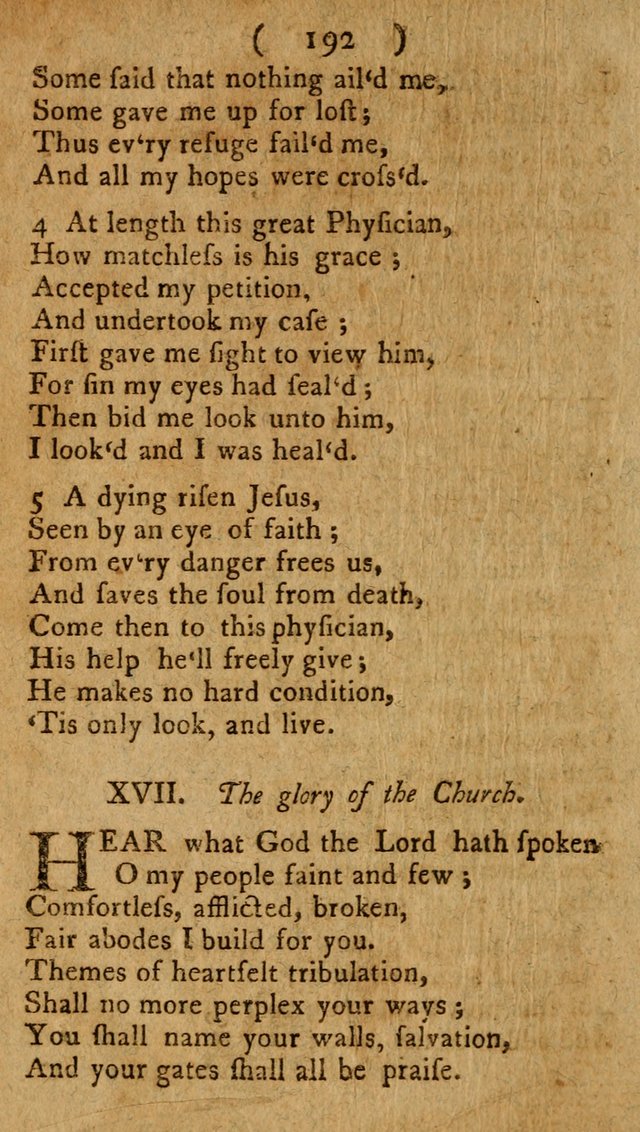 Divine Hymns or Spiritual Songs, for the use of religious assemblies and private Christians: being a collection page 197