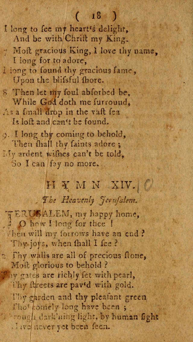 Divine Hymns or Spiritual Songs, for the use of religious assemblies and private Christians: being a collection page 23