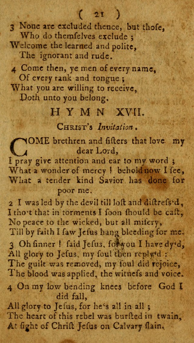 Divine Hymns or Spiritual Songs, for the use of religious assemblies and private Christians: being a collection page 26