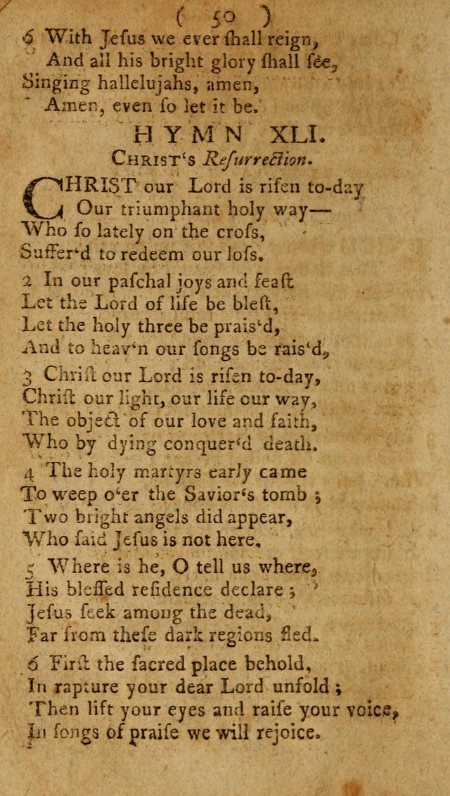 Divine Hymns or Spiritual Songs, for the use of religious assemblies and private Christians: being a collection page 281