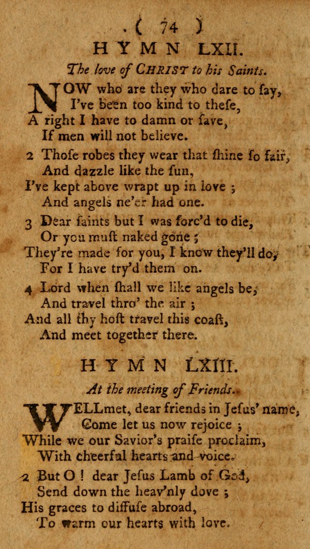 Divine Hymns or Spiritual Songs, for the use of religious assemblies and private Christians: being a collection page 305