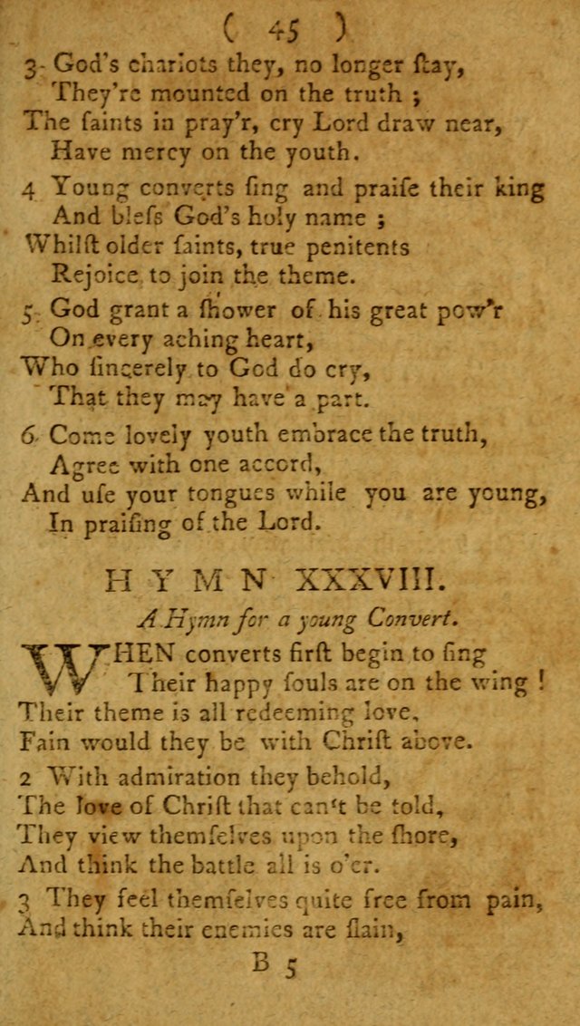 Divine Hymns or Spiritual Songs, for the use of religious assemblies and private Christians: being a collection page 50