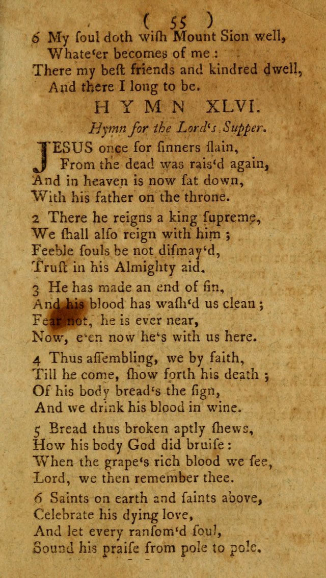 Divine Hymns or Spiritual Songs, for the use of religious assemblies and private Christians: being a collection page 60