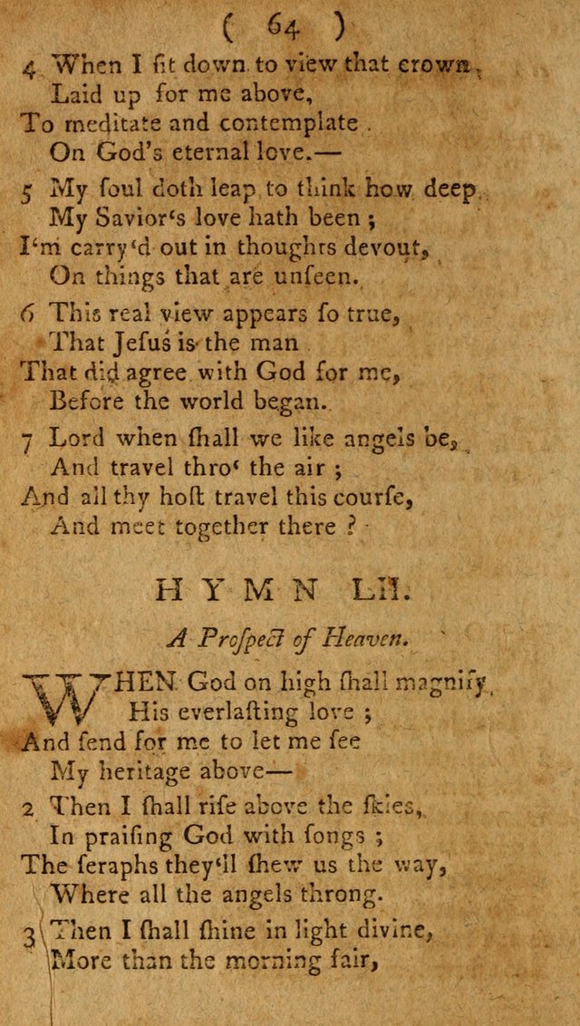 Divine Hymns or Spiritual Songs, for the use of religious assemblies and private Christians: being a collection page 69