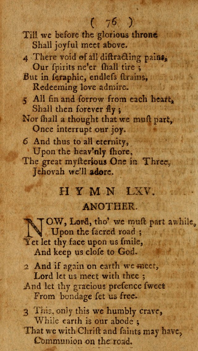 Divine Hymns or Spiritual Songs, for the use of religious assemblies and private Christians: being a collection page 81