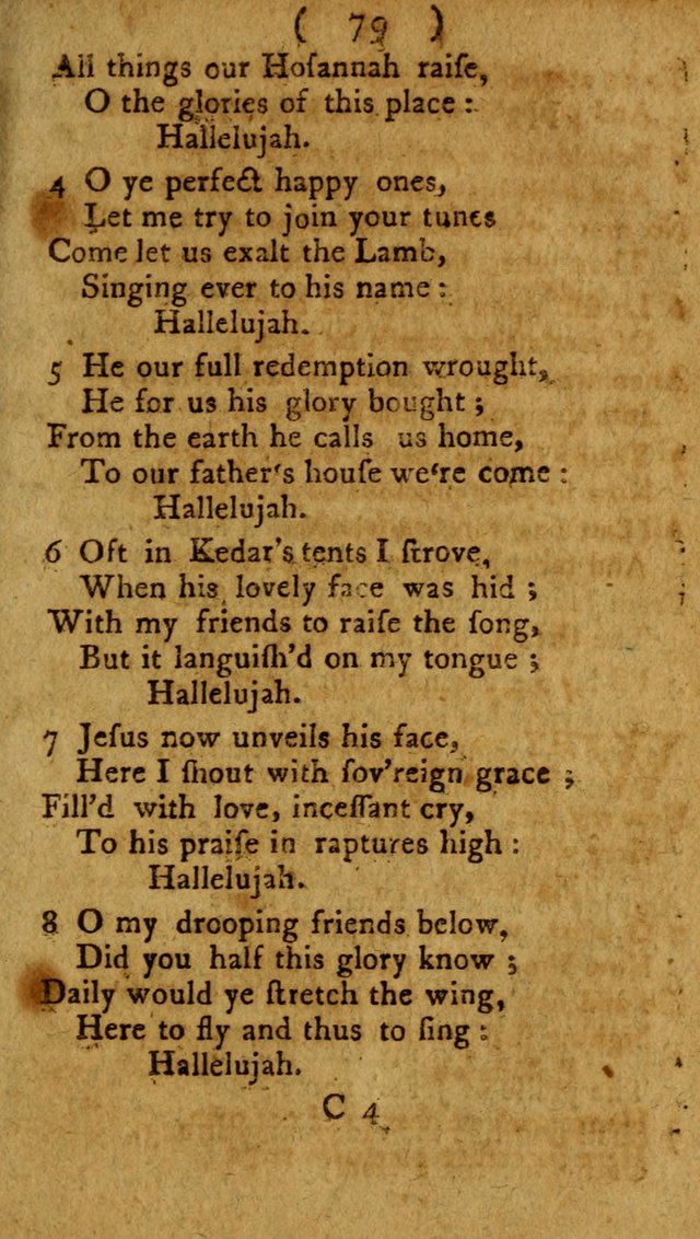 Divine Hymns or Spiritual Songs, for the use of religious assemblies and private Christians: being a collection page 84