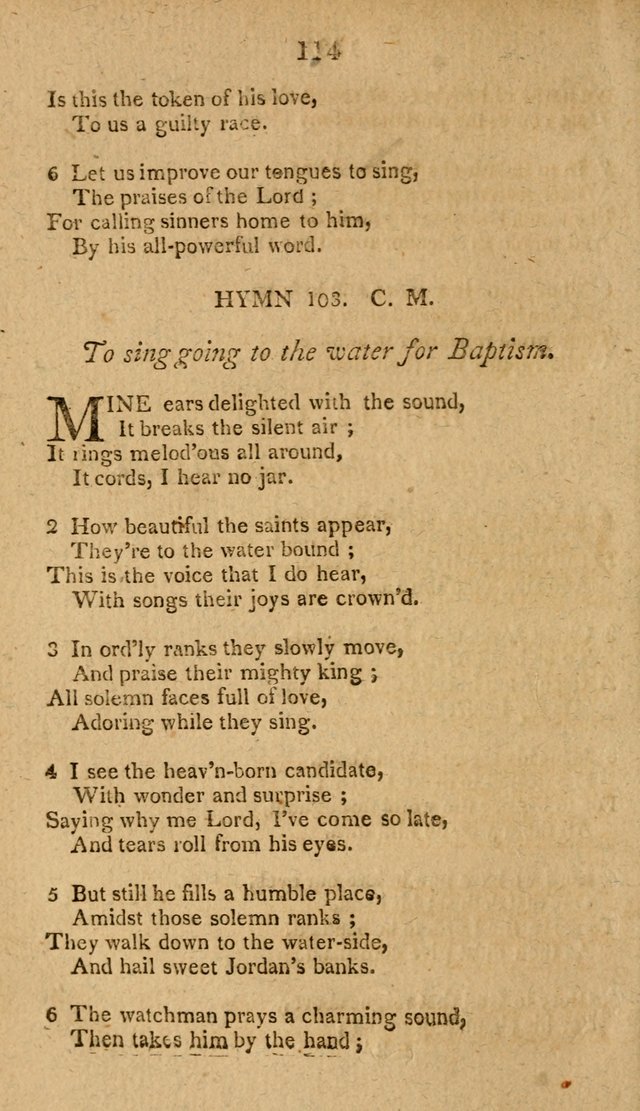 Divine Hymns, or Spiritual Songs: for the use of religious assemblies and private Christians: being formerly a collection (12th ed.) page 114