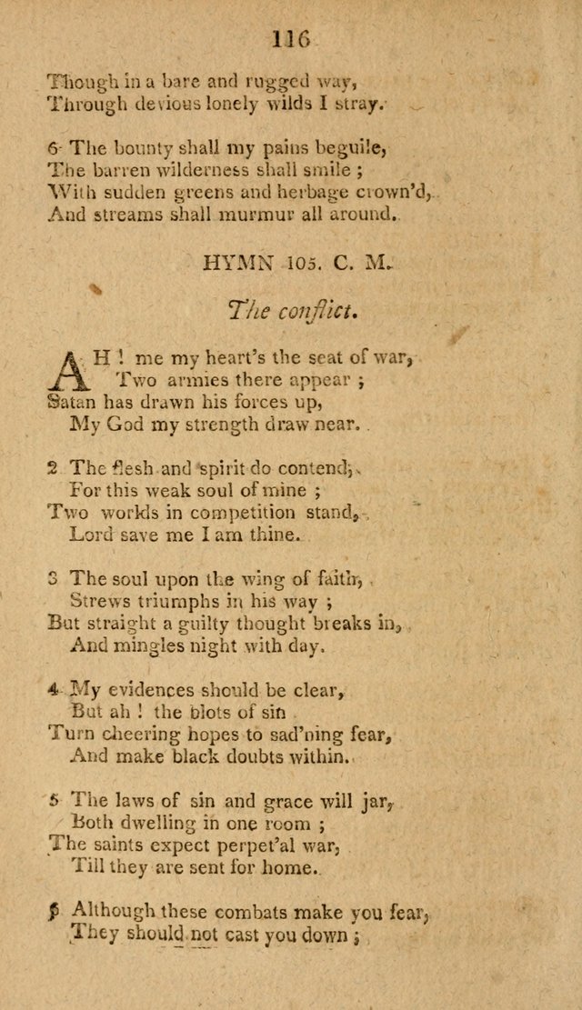 Divine Hymns, or Spiritual Songs: for the use of religious assemblies and private Christians: being formerly a collection (12th ed.) page 116