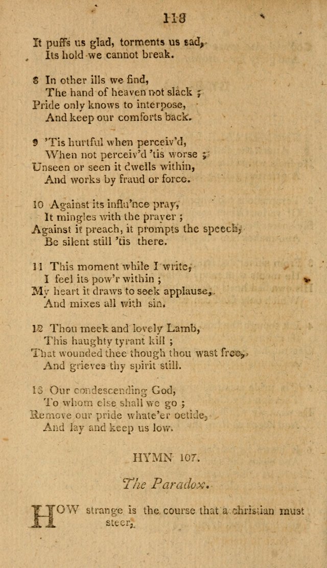 Divine Hymns, or Spiritual Songs: for the use of religious assemblies and private Christians: being formerly a collection (12th ed.) page 118