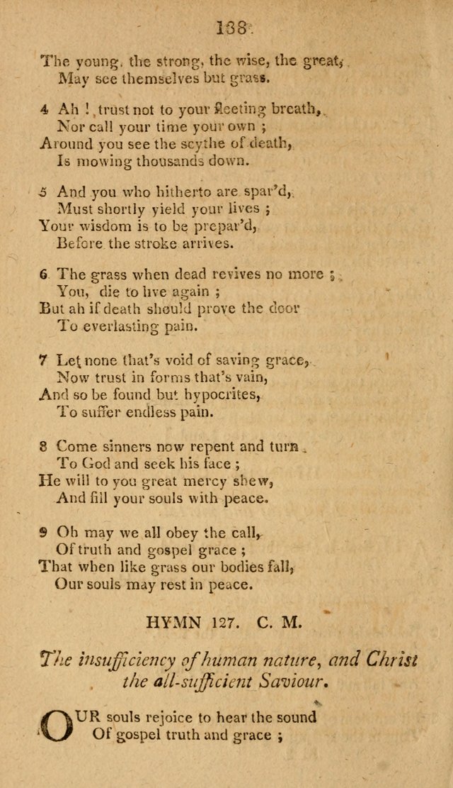 Divine Hymns, or Spiritual Songs: for the use of religious assemblies and private Christians: being formerly a collection (12th ed.) page 138