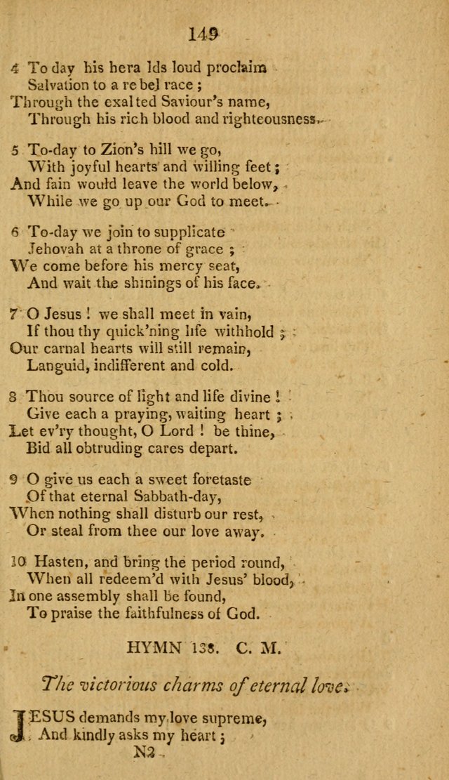 Divine Hymns, or Spiritual Songs: for the use of religious assemblies and private Christians: being formerly a collection (12th ed.) page 149