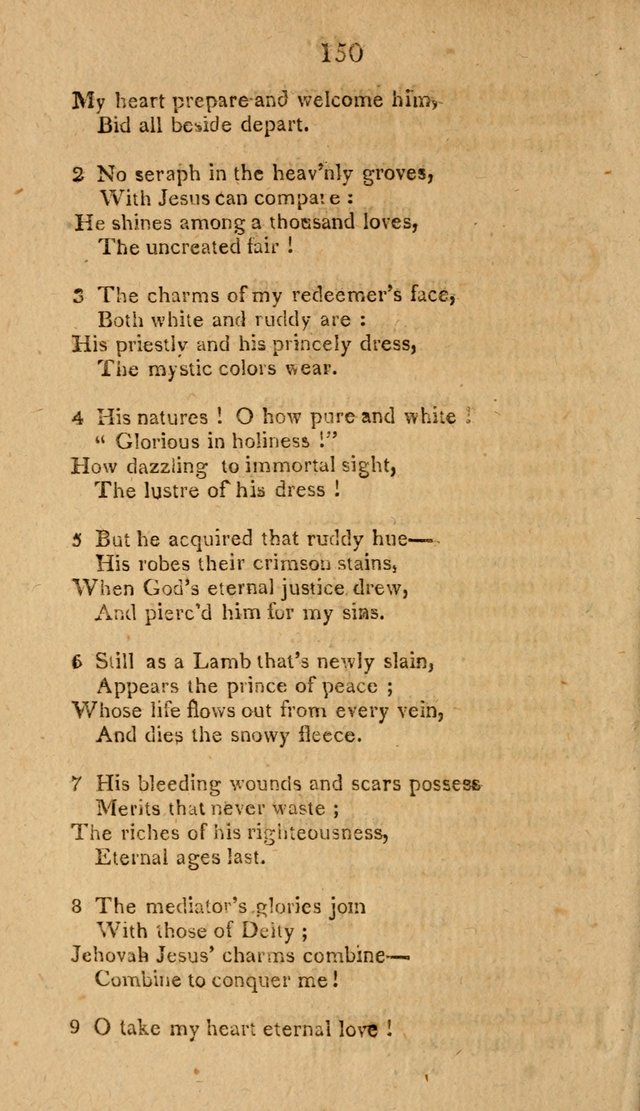 Divine Hymns, or Spiritual Songs: for the use of religious assemblies and private Christians: being formerly a collection (12th ed.) page 150