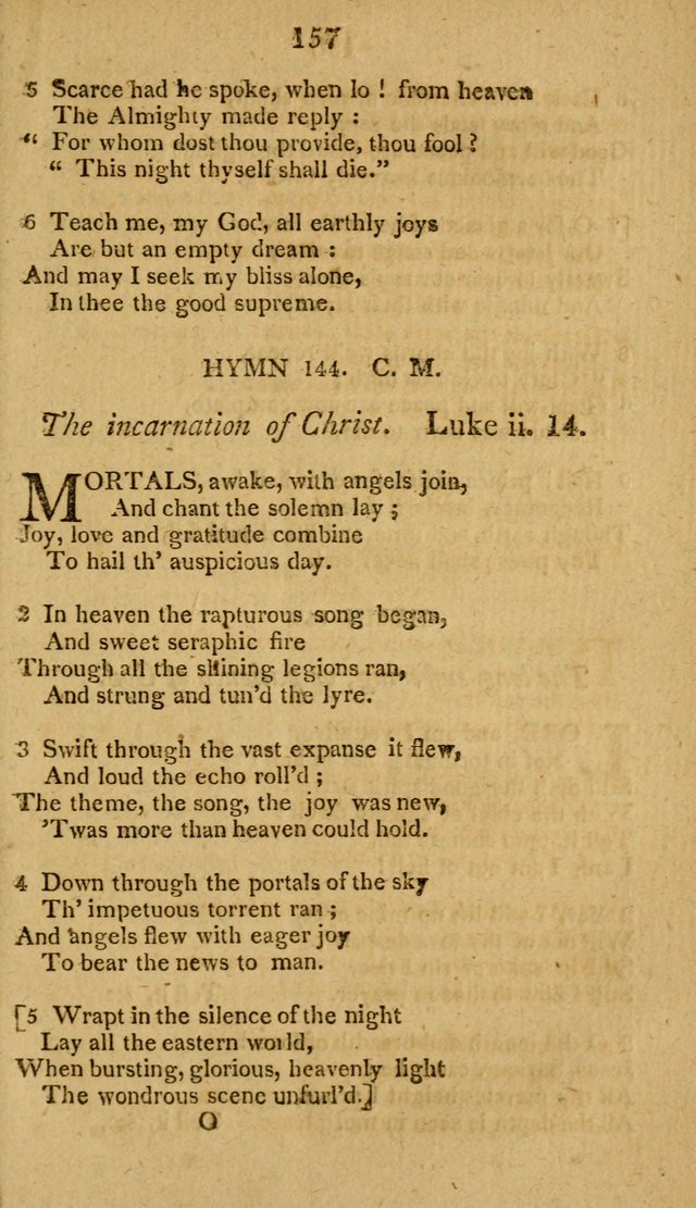 Divine Hymns, or Spiritual Songs: for the use of religious assemblies and private Christians: being formerly a collection (12th ed.) page 157