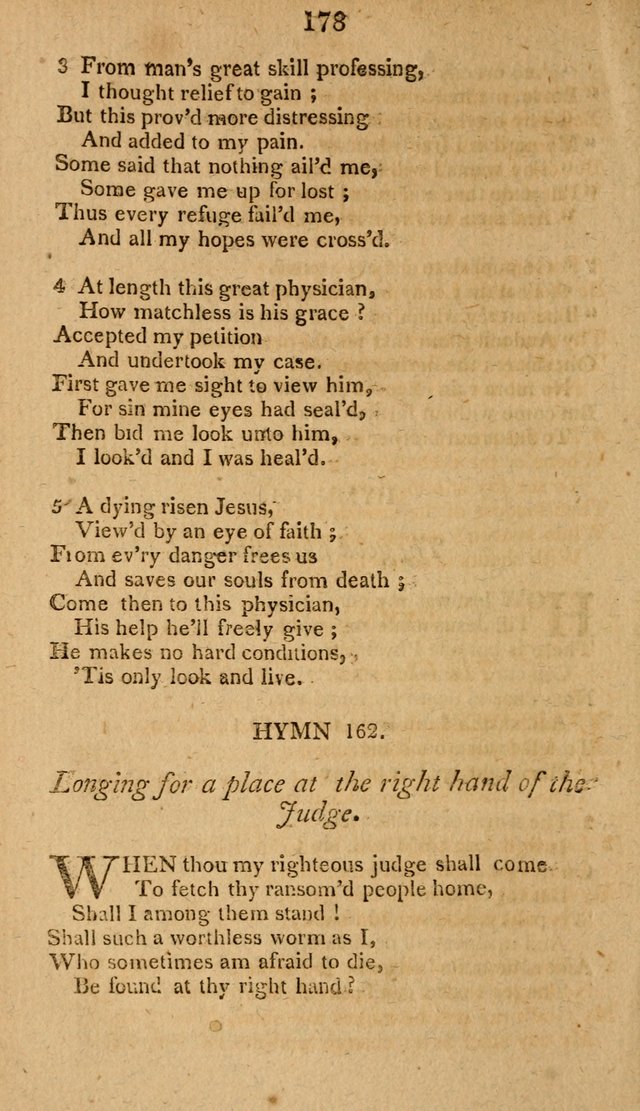 Divine Hymns, or Spiritual Songs: for the use of religious assemblies and private Christians: being formerly a collection (12th ed.) page 178