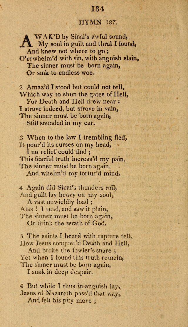 Divine Hymns, or Spiritual Songs: for the use of religious assemblies and private Christians: being formerly a collection (12th ed.) page 184