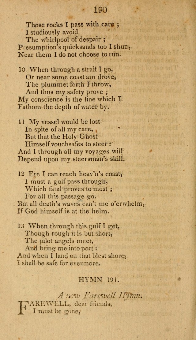 Divine Hymns, or Spiritual Songs: for the use of religious assemblies and private Christians: being formerly a collection (12th ed.) page 190