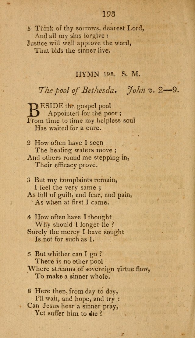 Divine Hymns, or Spiritual Songs: for the use of religious assemblies and private Christians: being formerly a collection (12th ed.) page 198