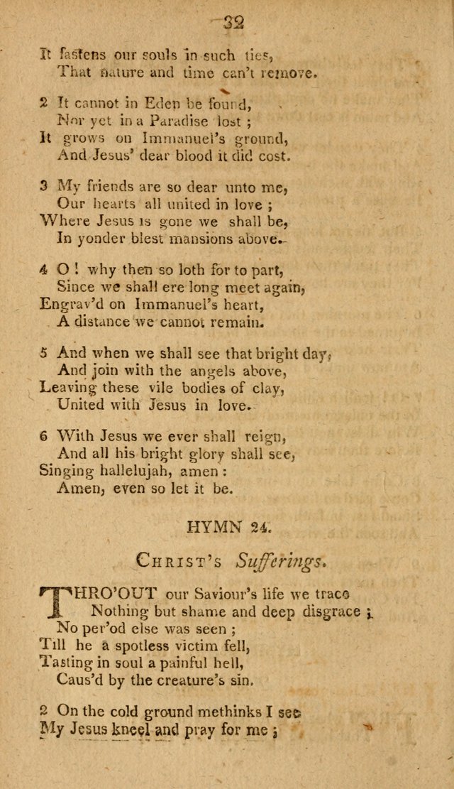 Divine Hymns, or Spiritual Songs: for the use of religious assemblies and private Christians: being formerly a collection (12th ed.) page 32
