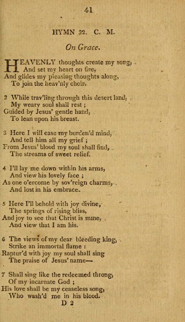Divine Hymns, or Spiritual Songs: for the use of religious assemblies and private Christians: being formerly a collection (12th ed.) page 41