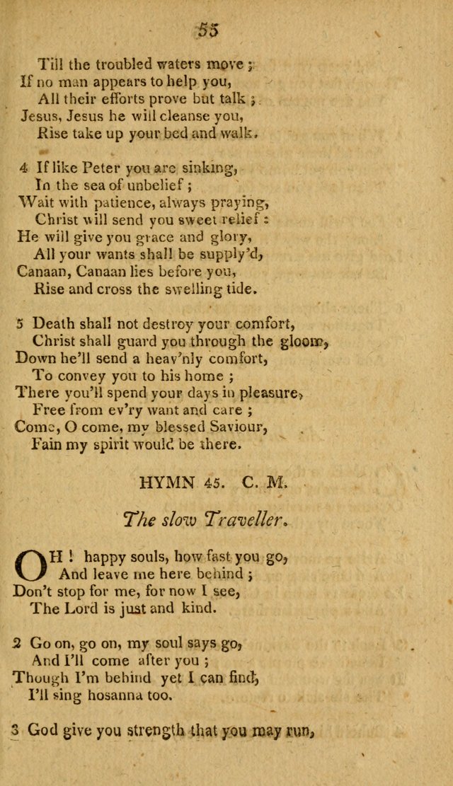 Divine Hymns, or Spiritual Songs: for the use of religious assemblies and private Christians: being formerly a collection (12th ed.) page 55