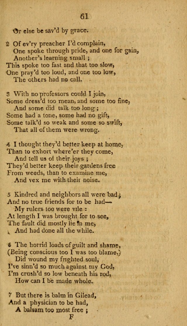 Divine Hymns, or Spiritual Songs: for the use of religious assemblies and private Christians: being formerly a collection (12th ed.) page 61