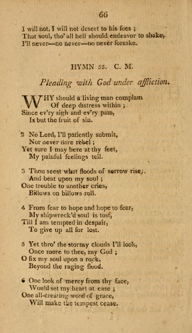 Divine Hymns, or Spiritual Songs: for the use of religious assemblies and private Christians: being formerly a collection (12th ed.) page 66